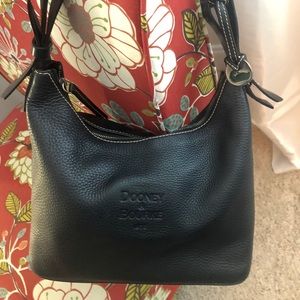 Rooney & Bourke Black Leather Satchel